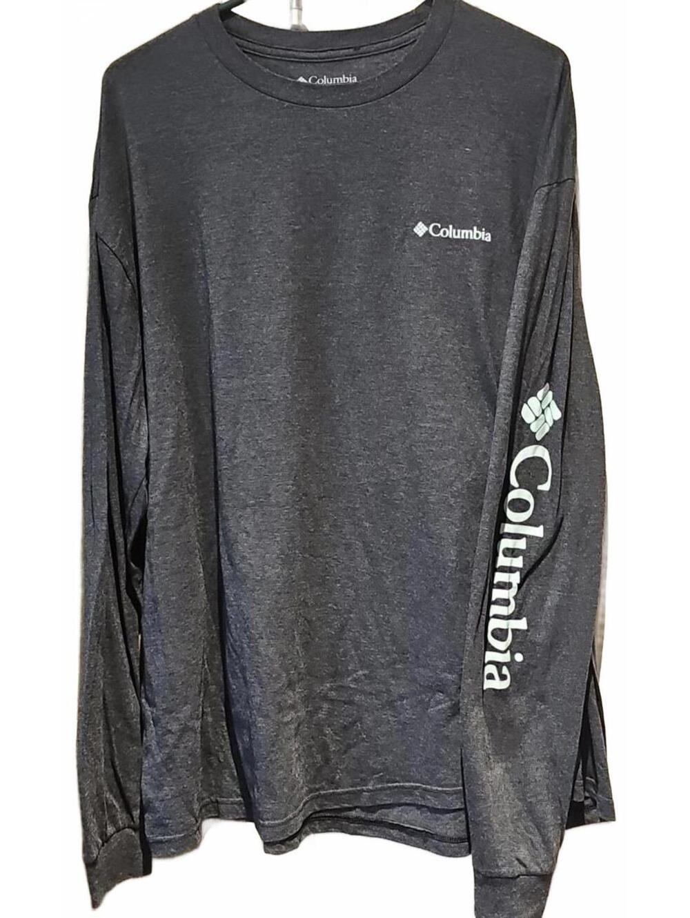 Columbia Mens 2XL Crewneck Long Sleeve Spell out Logo Outdoors